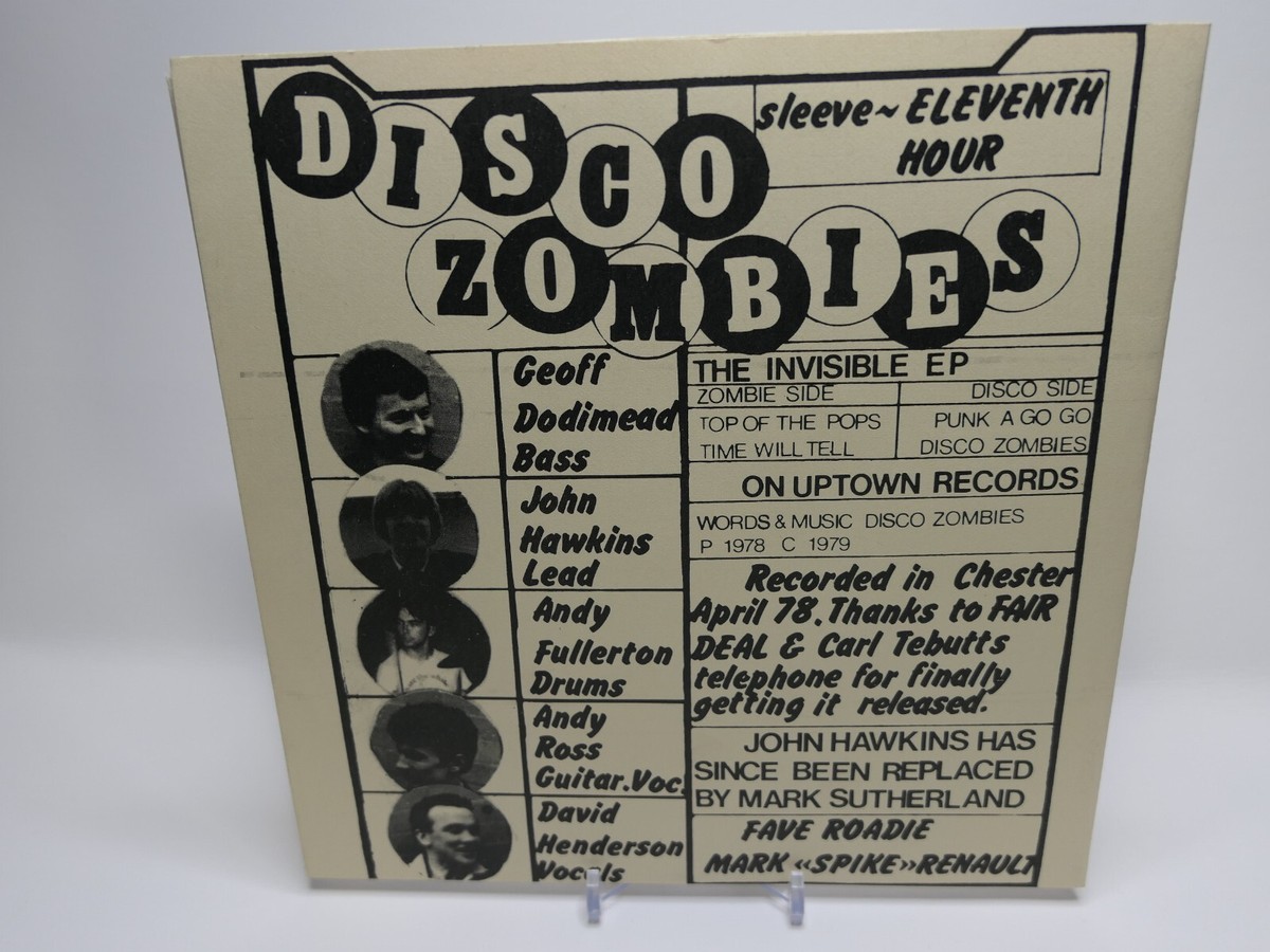 洋楽 DISCO ZOMBIES invisible ep VINYL / DISCO ZOMBIES / The Invisible EP / WIZZO 1 UPTOWN 1979 7