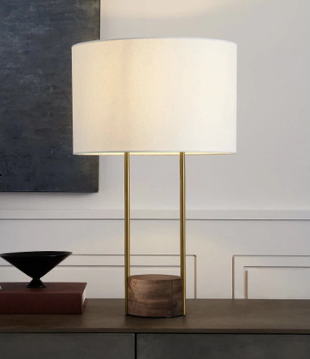 West elm brass sale table