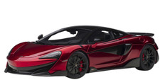 Mclaren 600LT Vermillion Red and Carbon 1/18  Toys Kids Gift Car by Autoart