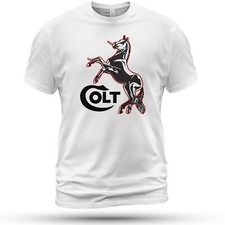 Colt Horse Guns Firearms T-Shirt Size S-5XL Made in the USA