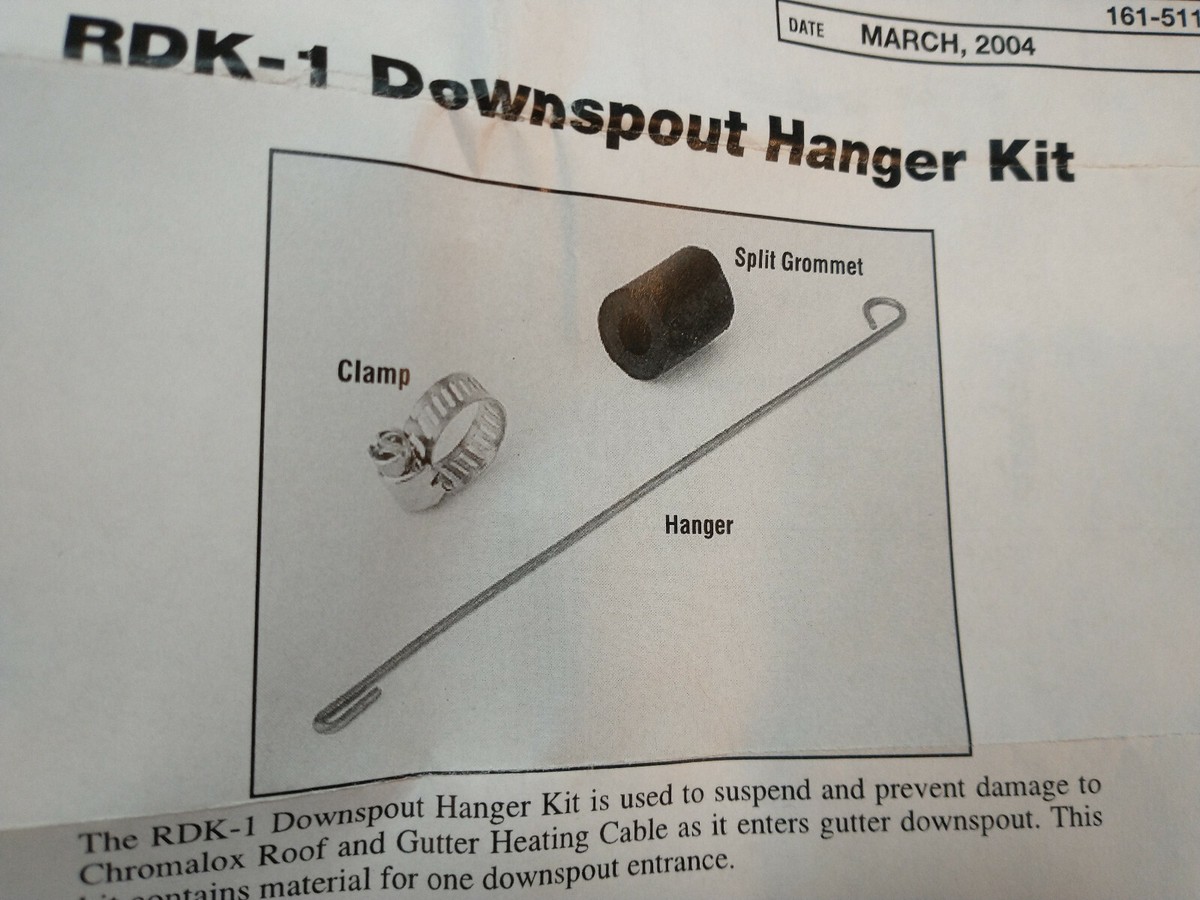 Chromalox RDK-1 Downspout Hanger 340160 for SRF-RG Heating Cables