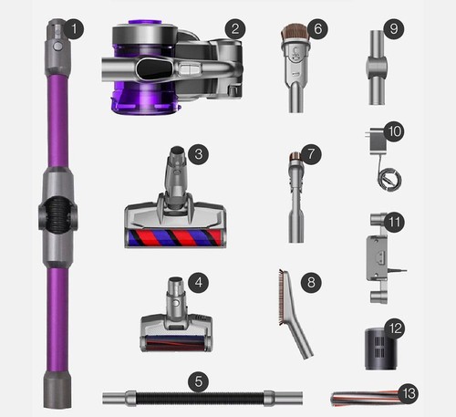 JIMMY 550W Cordless Handstaubsauger 8x2500mAh für Teppichboden Haustierhaare - Bild 11 von 12