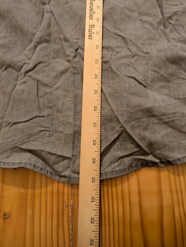 Camisa American Rag Cie gris abotonada talla S 100% algodón Foto 4 de 4