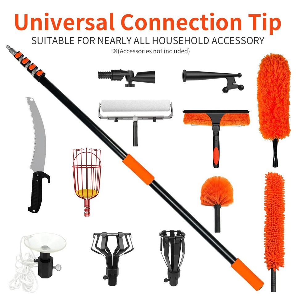 Pole Saws for Tree Trimming 20FT Long Telescoping Extension Pole