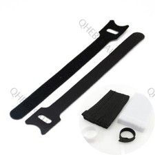 20pcs Cable Ties Reusable Fastening Ties Wire Straps Hook and Loop Strips 26H