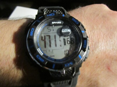 SPARO CHRONOGRAPH SPORT WATCH SEATTLE SEAHAWKS LOGO FITS TO 9'' WRIST - BBA25A