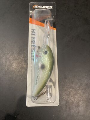 Bomber Fat Free Shad BD7F 3/4oz 3  12-16ft Green Ghost