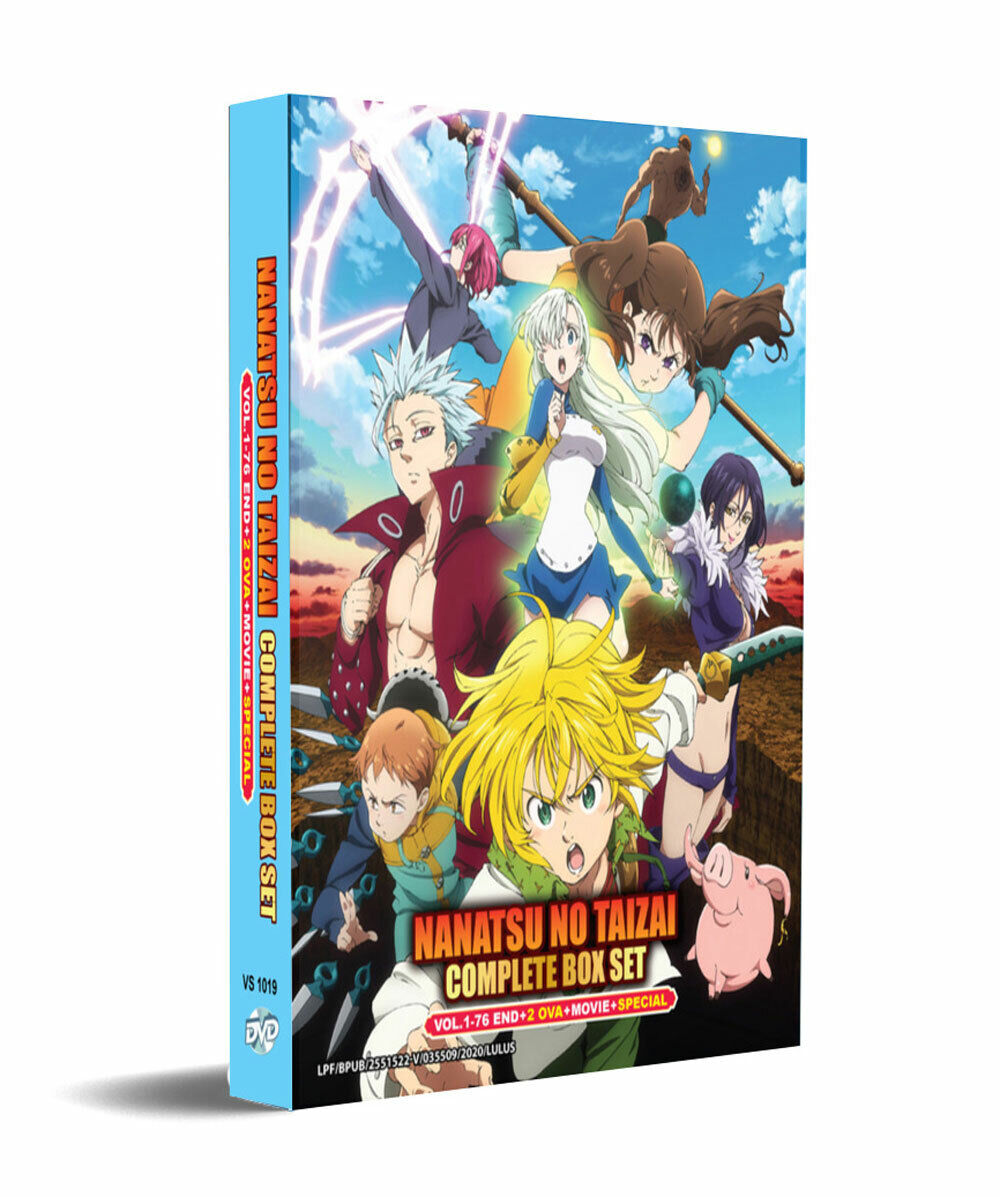 Anime Nanatsu No Taizai Season 1+2 Vol. 1-53End+2OVA English