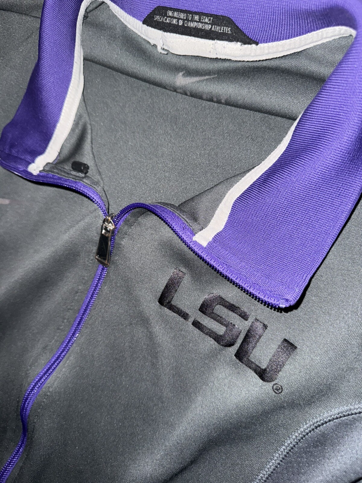 SACAI X NIKE Giacca Calcio Nike Uomo Team Issued LSU Tigers Taglia 2XL RARA