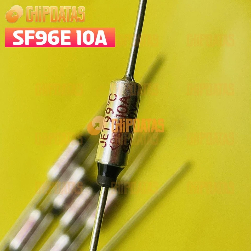 20 Stück Neu Sicherung Trennschalter NEC Thermosicherung SF96E 10A 250V 99°C - Bild 2 von 4