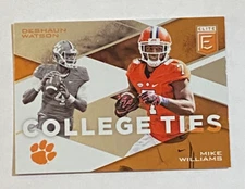 2017 Elite Draft Picks College Ties #5 Rookie Deshaun Watson / Mike Williams