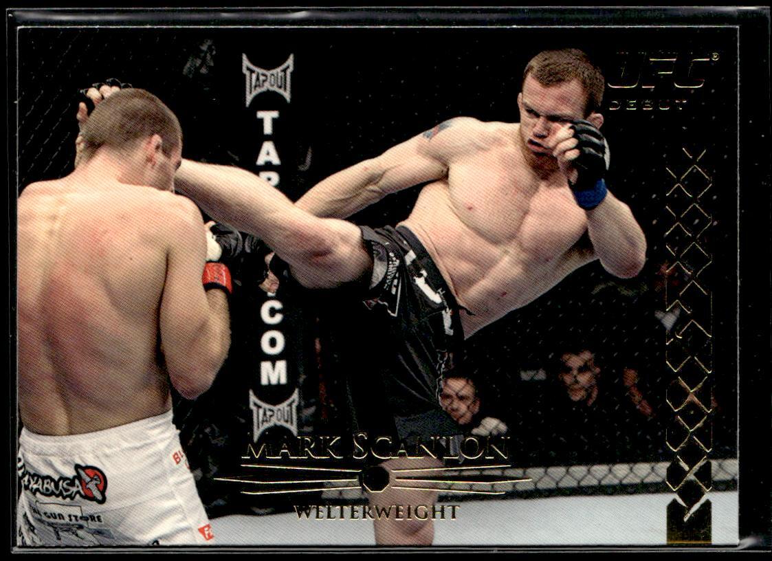 2011 Topps UFC Title Shot Mark Scanlon Gold Rookie HSC