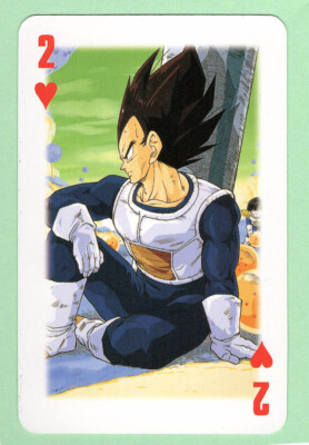 Dragon Ball Z 1998 Single Swap Playing Card 2 of Hearts | eBay