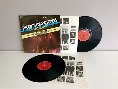 THE ROLLING STONES in Concert 22 Live Tracks VINYL 2LP (W. Germany) DECCA 1981 