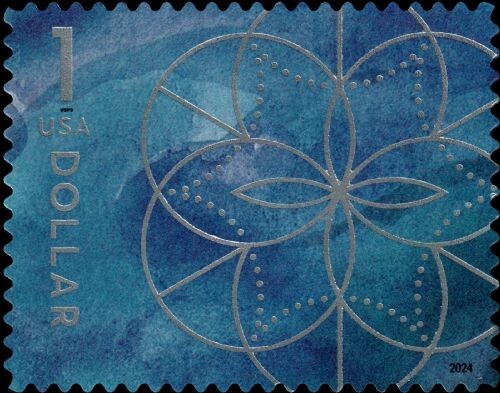 【 ピエドラ 様 】 2024 $1 Floral Geometry Scott 5853 Mint F/VF NH | eBay