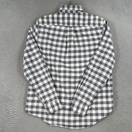 Polo Ralph Lauren Shirt YOUTH XL 18/20 Plaid Long Sleeve Button Down Gray Pony - Picture 3 of 9