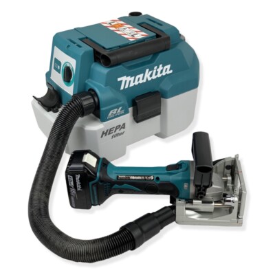 Makita DPJ180Z 18V Biscuit Jointer Hose Adaptor/Adapter To Makita DVC750  18v Vac UK