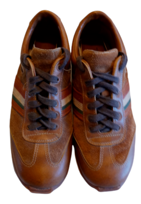 Trax 505 Vintage Suede Leather Casual Shoes Rare 44922 1970