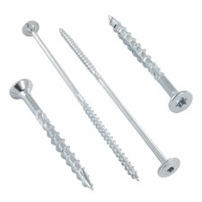 Vis à Tête Gaufrettes Vis à Bois Fraisée Vis de Construction