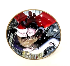 DC Direct Gallery Collectors Plate Superman Lois Lane Holiday 2005 Box Alex Ross