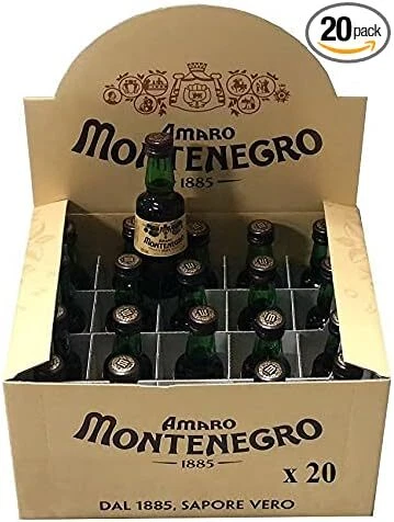 MONTENEGRO AMARO MIGNON MINIATURE 5 CL - 20 BOTTIGLIETTE