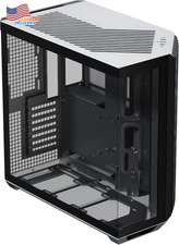 V1 Dual-Chamber ATX Mid-Tower Airflow PC Case Panoramic Glass Panels 10 Fan Slot