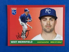 2020 Topps Archives Red #20 Whit Merrifield Kansas City Royals #/75