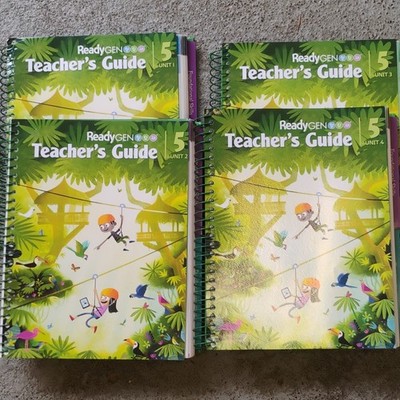 Pearson ReadyGEN Teacher's Guide Grade 5 Units 1-4 Spiral Bound Set