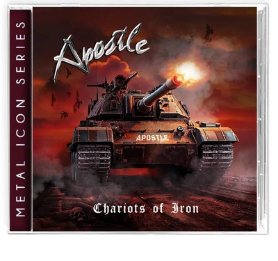 APOSTLE –  Chariots of Iron (LIM. 500 CD*US WHITE METAL 1987*SACRED WARRIOR*PARA - Bild 1 von 2