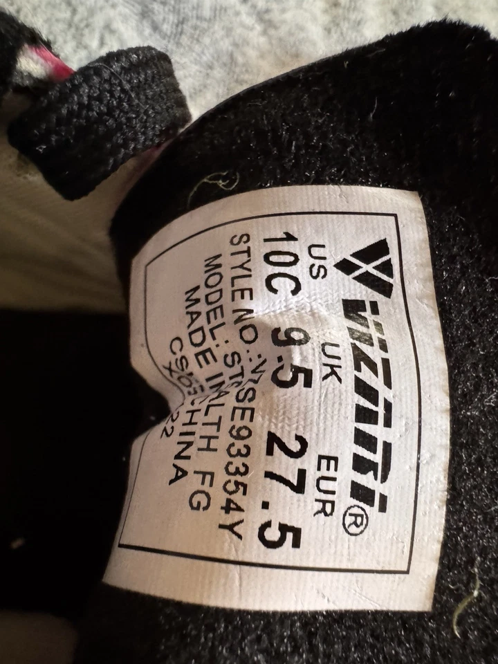 Vizari Cleats Girls Pink Size 10C - Image 3 of 4