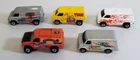 Y-866 VINTAGE COLLECTION OF HOT WHEELS & CORGI JUNIOR TOY VAN VEHICLES!