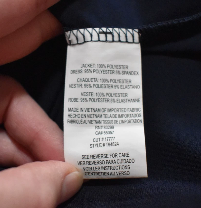 Tiana B. Коктейльное платье размер 16 Вт темно-синий прилагается куртка наложение официальный свадьбы - Изображение 4 из 4