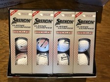 Brand New Srixon Q-Star Ultispeed Trackline Golf Balls White No Logos 1 Dozen