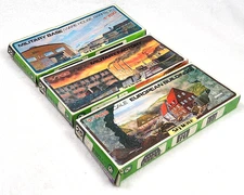 Lot of 3 Vintage SkyWave 1:700 Military Base/Factory/Euro Building Kits NOS RARE