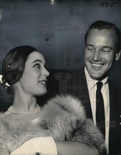 Press Photo Actors Ann Stebbins, Dick Anderson Out for an Evening in Hollywood