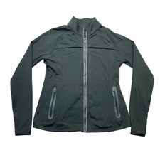 Fabletics Kimmy Performance Jacket Womens Full Zip Mock Neck Tulip Back Size L