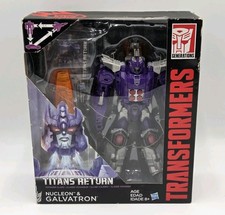 Transformers Generations Titans Return Voyager Class Galvatron & Nucleon NIB