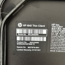 HP t640 Thin Client AMD Ryzen Embedded R1505G 1.50GHz 24V31UC ABA