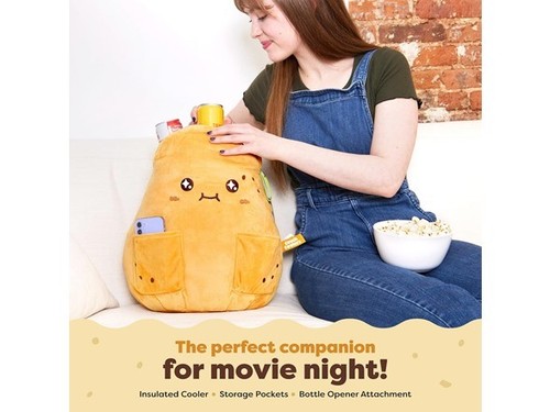 Couch Cooler Potato Insulated Bag Binge Buddy What Do You Meme Plush - Picture 4 of 6