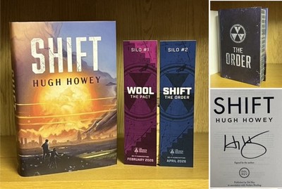 BROKEN BINDING: Shift (Silo ~ Apple TV Series) - Hugh Howey ~ SIGNED Exclusive