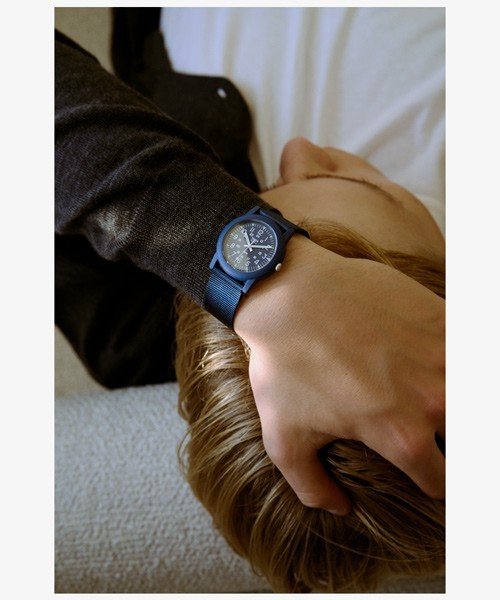 TIMEX Camper 34mm olive black blue Second generation UNISEX