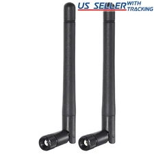 (2-pack) RP-SMA Antenna for WiFi 2.4GHz/5Ghz Wireless Router or Card 2X