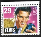 Scott#2721 29c ELVIS PRESLEY - King of Rock & Roll MNHOG with a top margin (A-4)