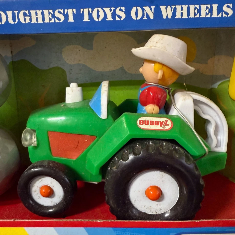 Lil' Buddys 5 Piece Farm Tractor Playset NEW - Image 3 of 4