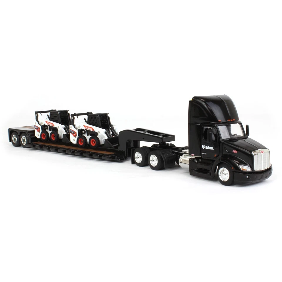 ERTL 1/64 Peterbilt 579 w/ Lowboy & 2 Bobcat S76 Skid-Steer Loaders 16446 - Image 2 of 4