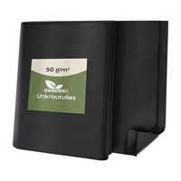 Unkrautvlies 50G/M² Schwarz 2.1X5M Uv-BestäNdig WasserdurchläSsig Gardenix