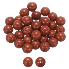 50pcs Red Gemstone Natural Stone Beads 10mm Round Loose Bead