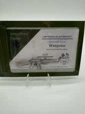 2025 Investment Caster M-16 machine Gun 8.0 Grams .999 Fine Silver w/COA  