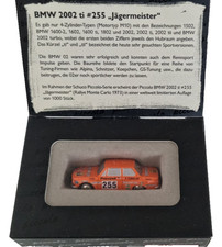 BMW 2002 TI Jagermeister Schuco Piccolo Limited Edition Model 05982 Rare