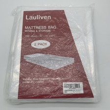 2-Pack Mattress Bag for Moving Queen/Full Mattress Storage Bags 4Mil